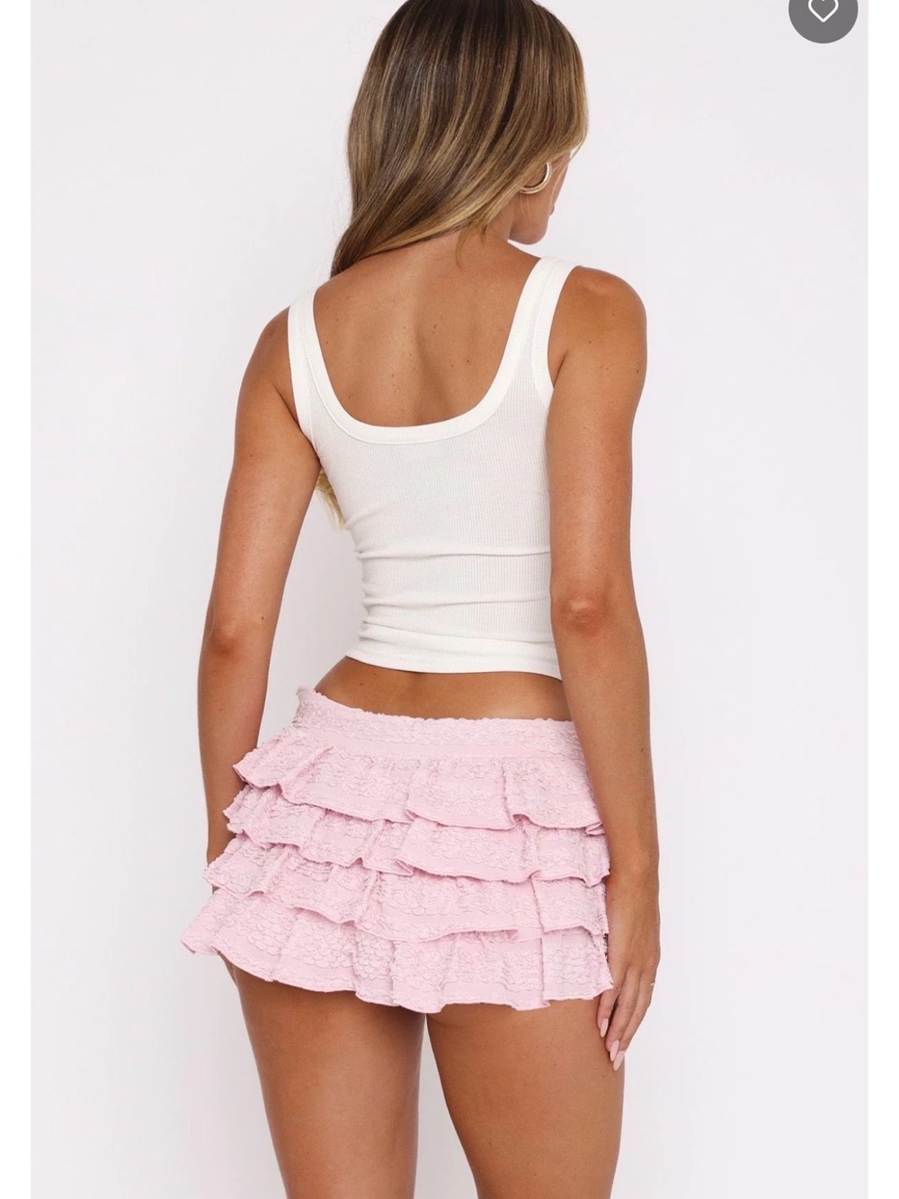 White fox Bring Me A Dream Skort Pink M